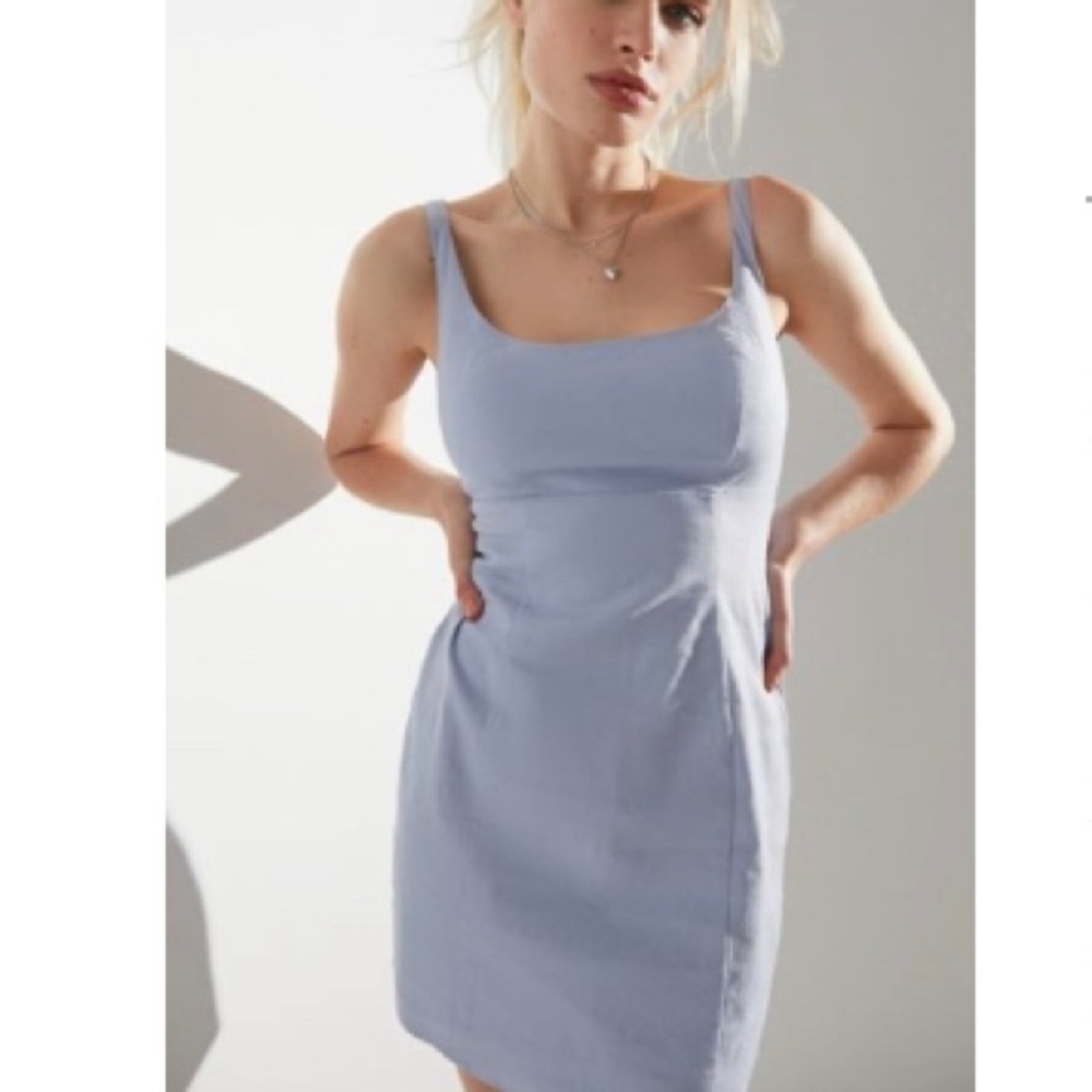 Urban Outfitters Winona Linen Mini Dress